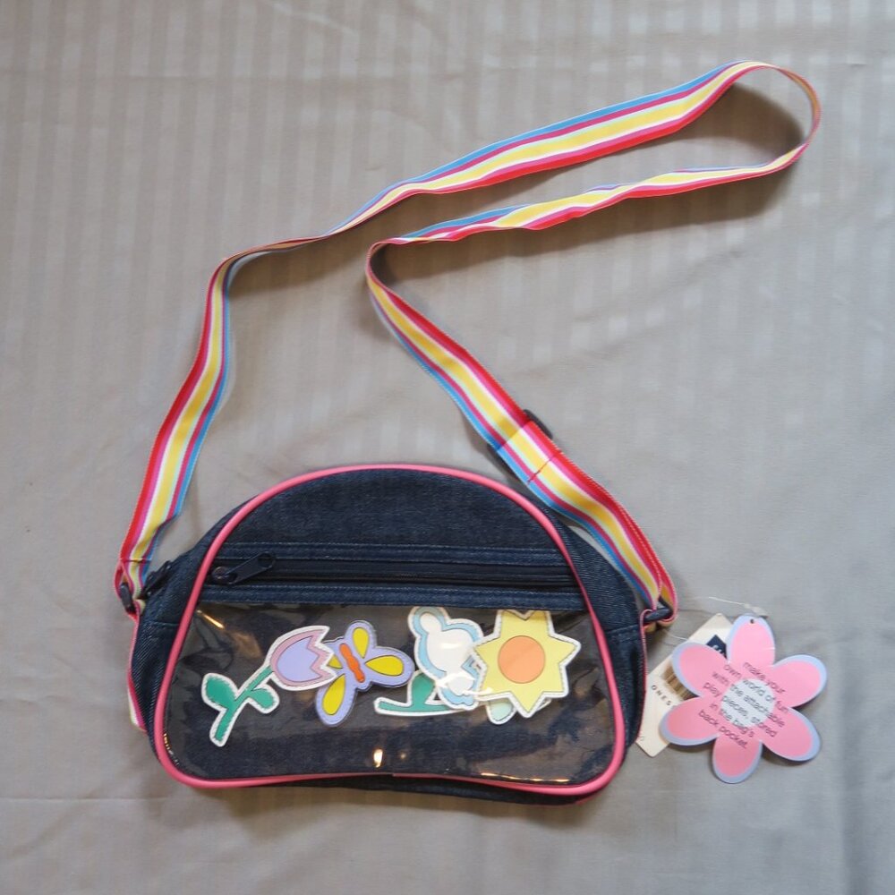 GapKids Purse/Bag w/Attachable Play Pieces-Flowers, Butterfly, Sun & Cloud  NWT